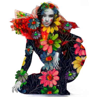 Artes digitais intitulada "Silk flowers" por Dodi Ballada, Obras de arte originais, Trabalho Digital 2D