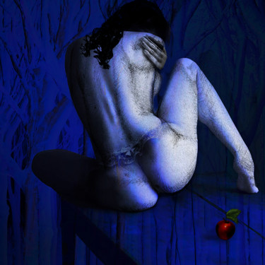 Arte digitale intitolato "Apple" da Dodi Ballada, Opera d'arte originale, Lavoro digitale 2D