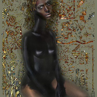 Digitale Kunst getiteld "Dark shadows" door Dodi Ballada, Origineel Kunstwerk, 2D Digital Work