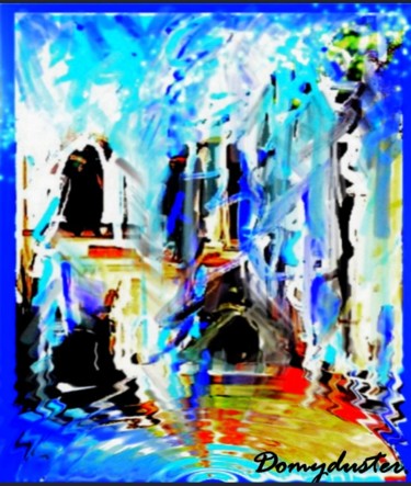 Digital Arts titled "Gocce d,'acqua" by Domyduster, Original Artwork, Digital Painting