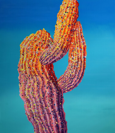 제목이 "Serenity"인 미술작품 Dominic Virtosu로, 원작, 기름 나무 들것 프레임에 장착됨