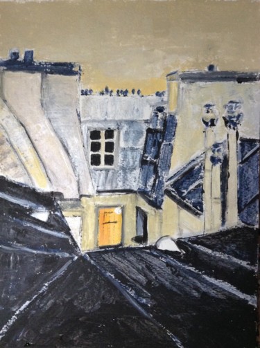 Pittura intitolato "The Window" da Dominique Dève, Opera d'arte originale, Acrilico