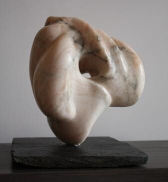 Sculpture intitulée "SPIRALBA1" par Dominique Ferrandon-Lamy, Œuvre d'art originale, Pierre