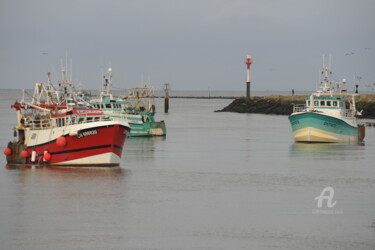 Photographie intitulée "2742 Port de Ouistr…" par Dominique Goujard, Œuvre d'art originale, Photographie numérique