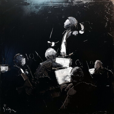 Peinture intitulée "Le grand concert" par Dominique Kleiner, Œuvre d'art originale, Huile