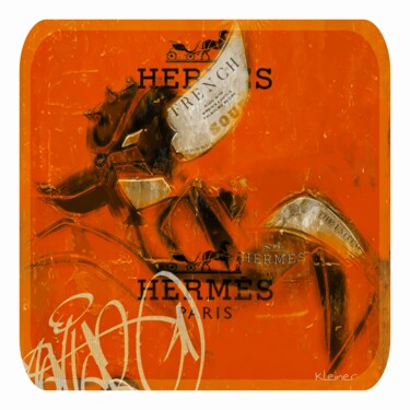 Peinture intitulée "L origine Hermes" par Dominique Kleiner, Œuvre d'art originale, Peinture numérique