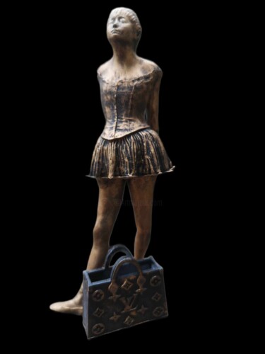 Rzeźba zatytułowany „DEGAS au sac vuitton” autorstwa Dominique Kleiner, Oryginalna praca, Żywica
