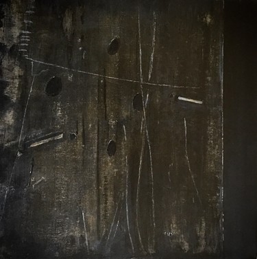 Painting titled "Sans titre  II" by Dominique Berton, Original Artwork, Pigments