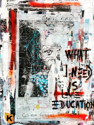 Collages getiteld "What We need is...…" door Dominique Kerkhove (DomKcollage), Origineel Kunstwerk, Collages