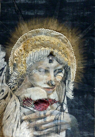 Pittura intitolato "madone II.jpg" da Domondo, Opera d'arte originale, Altro