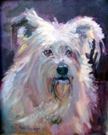 Painting titled ""Muffin"" by Don Bourret, Original Artwork