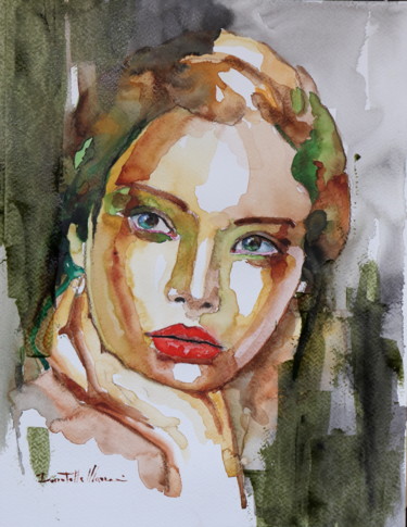 Painting titled "Life is what we mak…" by Donatella Marraoni, Original Artwork, Watercolor