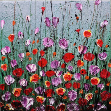 Painting titled "Spring II" by Donatella Marraoni, Original Artwork, Oil