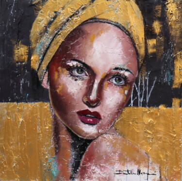 Painting titled "nothing like me" by Donatella Marraoni, Original Artwork, Oil