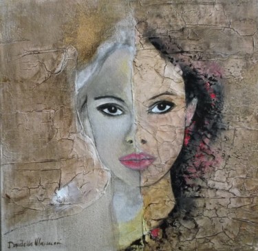 Peinture intitulée "Desert" par Donatella Marraoni, Œuvre d'art originale, Huile