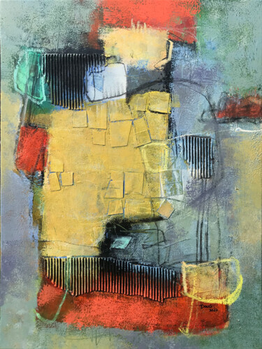 Painting titled "D01622" by Dong Su, Original Artwork, Acrylic