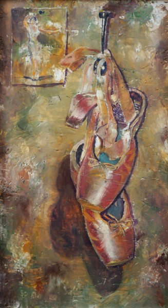 Pintura intitulada "Ballet" por Dora Stork, Obras de arte originais, Cera