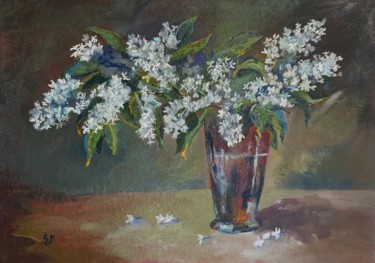 Pintura intitulada "The May Scents" por Dora Stork, Obras de arte originais, Cera