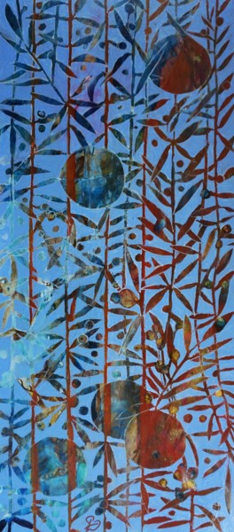 Картина под названием "Mediterranium I." - Dora Stork, Подлинное произведение искусства, Акрил