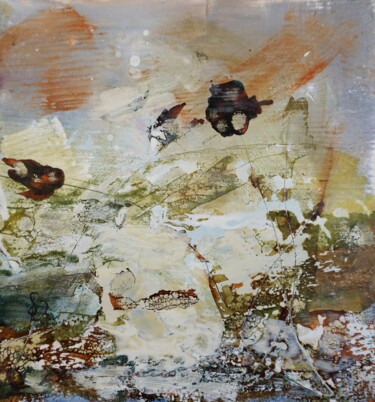 Pittura intitolato "Elation III." da Dora Stork, Opera d'arte originale, Encausti