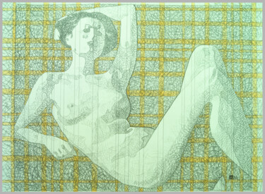Pintura titulada "Kaléidoscope 11" por Iurko Dovgaliuk, Obra de arte original, Lápiz