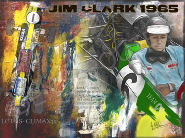 Arts numériques intitulée "CLARK 65" par Denis Poutet, Œuvre d'art originale, Peinture numérique