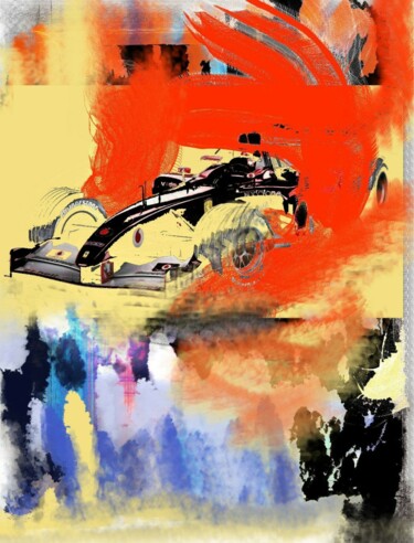 Arte digitale intitolato "F1" da Dpaulinos, Opera d'arte originale, Pittura digitale