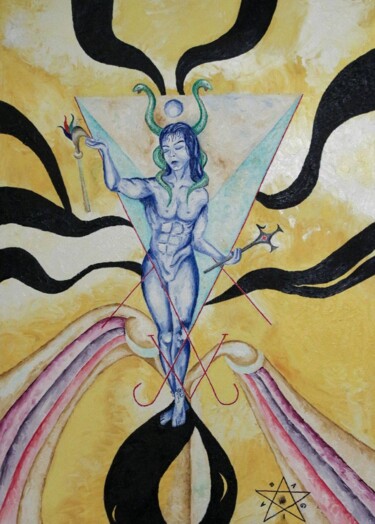 Картина под названием "The Lightkeeper" - Dragos Bagia, Подлинное произведение искусства, Масло
