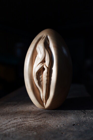 雕塑 标题为“Maïna” 由Anthony Gratien, 原创艺术品, 木