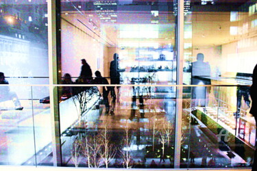 Photographie intitulée "Les murs de verre" par Duc Evelyna, Œuvre d'art originale, Photographie numérique