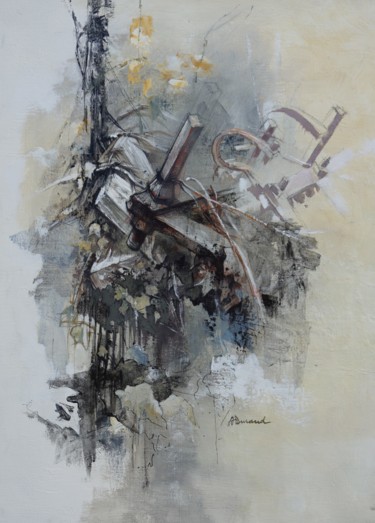 Peinture intitulée "Oublié 1" par Alain Durand, Œuvre d'art originale, Acrylique