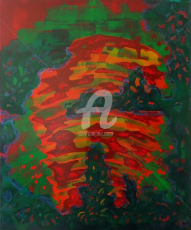 Painting titled "Touareg" by David Vall, Original Artwork, Acrylic