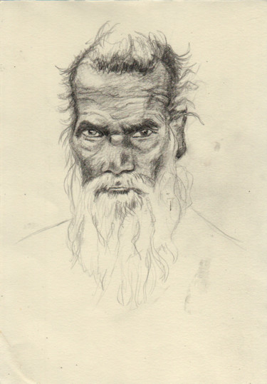 Zeichnungen mit dem Titel "portrait.jpg" von Dzogaz, Original-Kunstwerk, Graphit