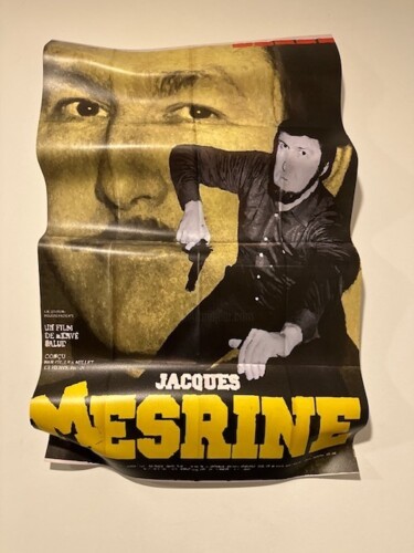 Sculpture titled "Jacques Mesrine" by Eddy Breda (Crim In Art), Original Artwork, Resin