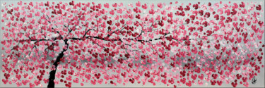 Painting titled "Promise of Spring" by Edelgard Schroer, Original Artwork, Acrylic Mounted on Wood Stretcher frame