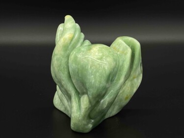 Skulptur mit dem Titel "Ange" von Edith Bk, Original-Kunstwerk, Stein
