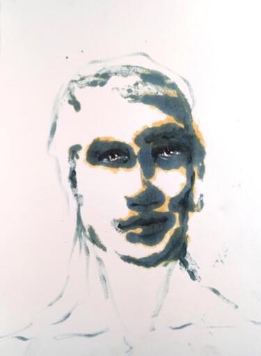 Отпечатки и Гравюры под названием "Face tache" - Edith Donc, Подлинное произведение искусства, Монотип