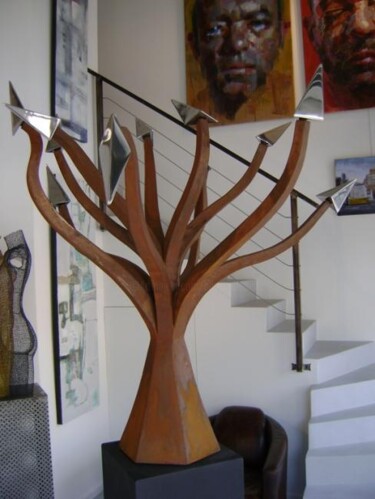 Sculpture titled "Arborescence spirit…" by Edouard Leruste, Original Artwork