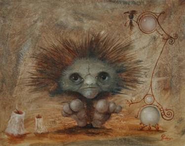 Malerei mit dem Titel "Florence Nightingale" von Ed Schaap, Original-Kunstwerk, Öl