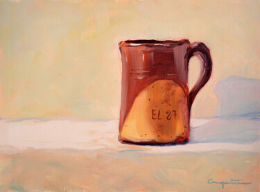 Painting titled "El 27" by Eduardo Carpintero García, Original Artwork, Oil