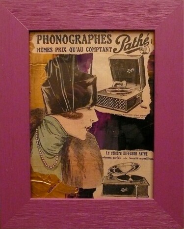 Pittura intitolato "PHONOGRAPHES" da Edwige Leprin, Opera d'arte originale, Olio