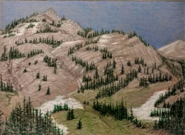 Dibujo titulada "In the North Cascad…" por Edwin Loftus, Obra de arte original, Lápiz Montado en Otro panel rígido