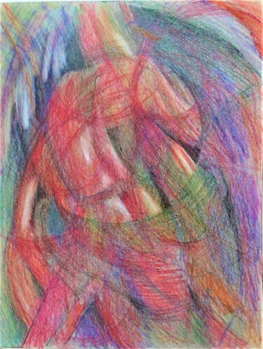 Dessin intitulée "Dressing for the Pa…" par Edwin Loftus, Œuvre d'art originale, Crayon Monté sur Autre panneau rigide