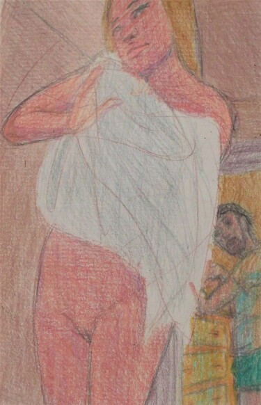 "Seduction of the In…" başlıklı Resim Edwin Loftus tarafından, Orijinal sanat, Pastel Diğer sert panel üzerine monte edilmiş