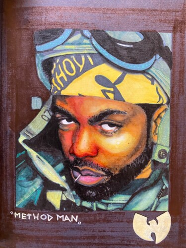 Dessin intitulée "Method Man" par Ehmbho, Œuvre d'art originale, Encre