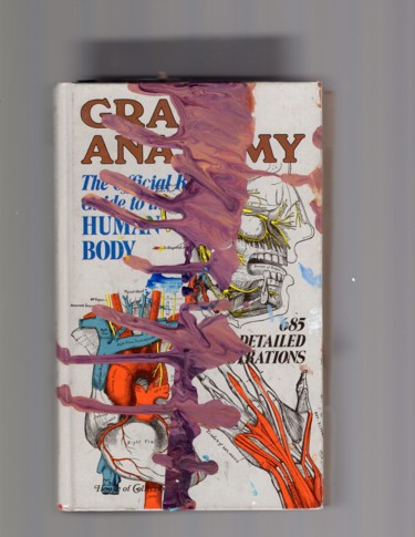Malarstwo zatytułowany „Gray's Anatomy” autorstwa Oberlin The Artist, Oryginalna praca, Akryl