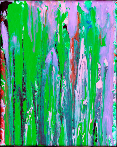 Painting titled "Swamp Things C" by Oberlin The Artist, Original Artwork, Acrylic