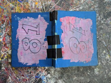 Peinture intitulée "Sketchbook #18" par Oberlin The Artist, Œuvre d'art originale, Crayon