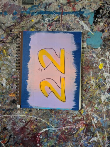 图画 标题为“Sketchbook #22” 由Oberlin The Artist, 原创艺术品, 铅笔