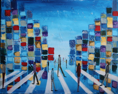 Painting titled "Passage" by Filip Łoziński, Original Artwork, Oil